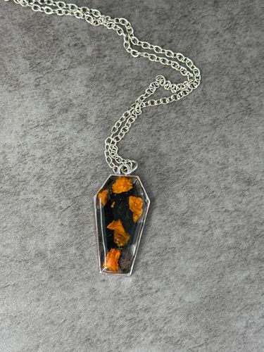 Silver Coffin Necklace product image