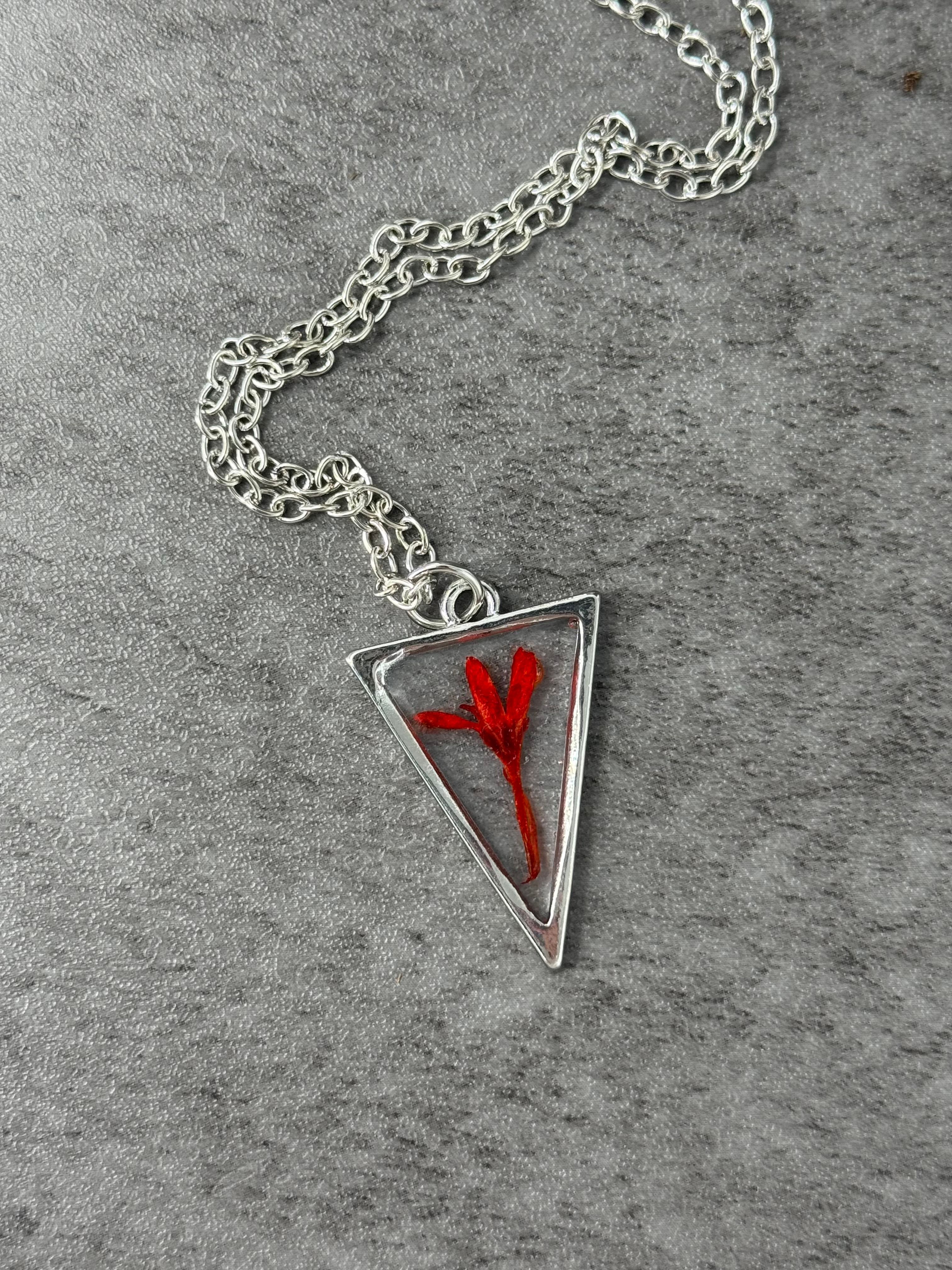 August Birth Flower Necklace - Product image