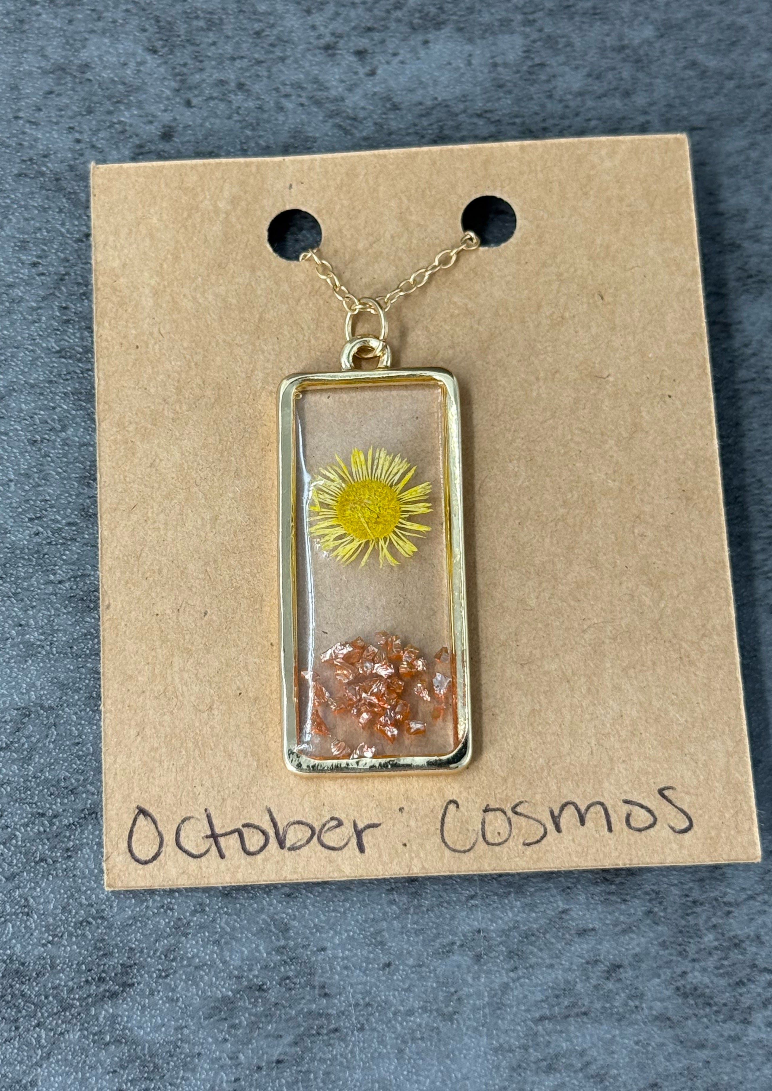 October Birth Flower Necklace - Product image