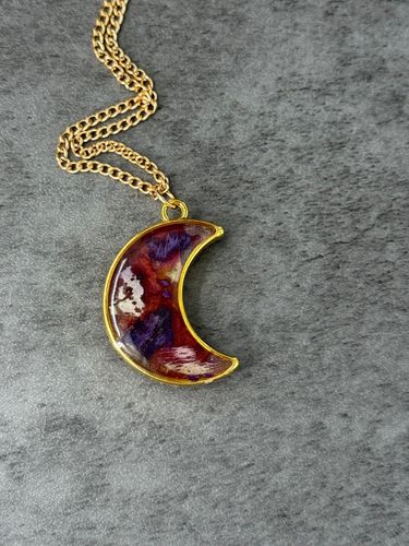 Floral Moon Necklace product image