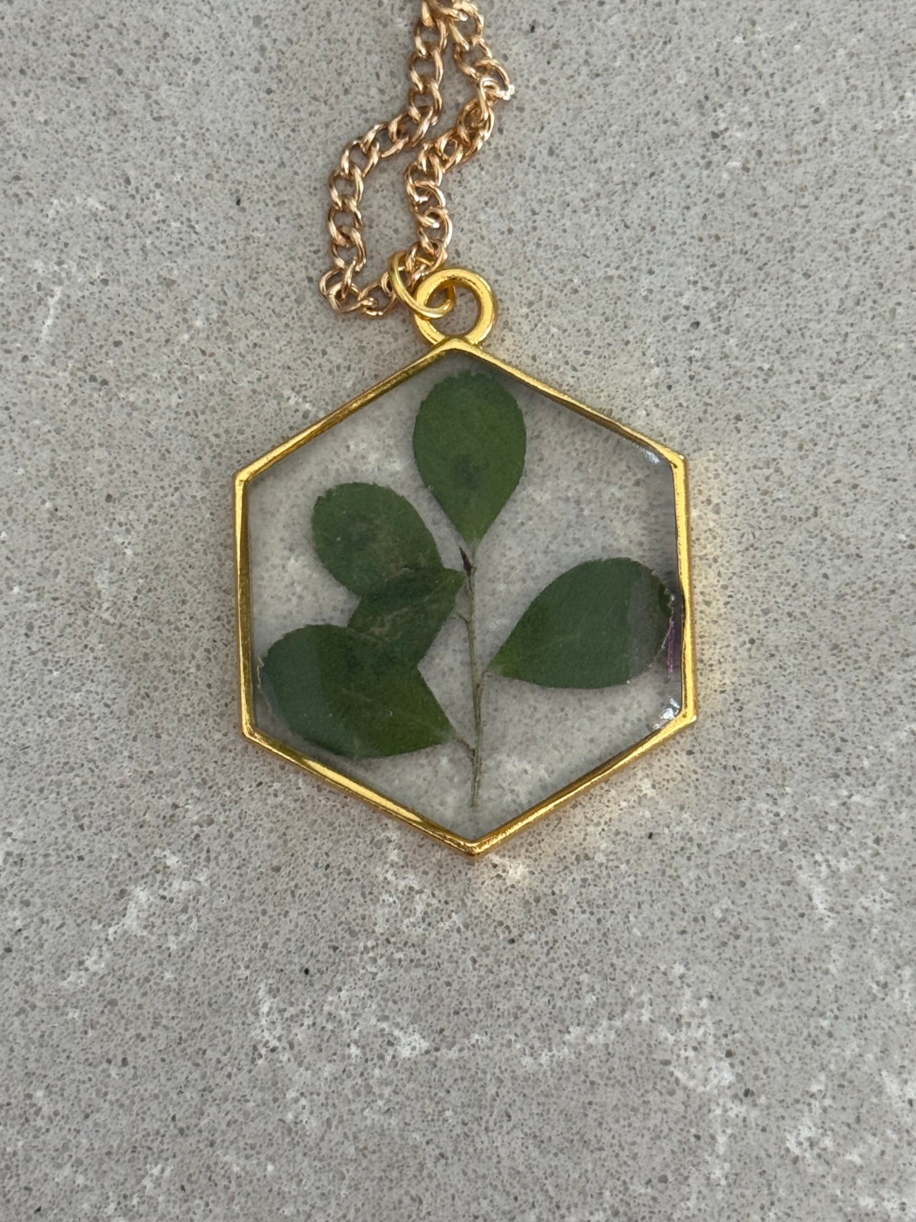 Dried Greenery Necklace - Product image