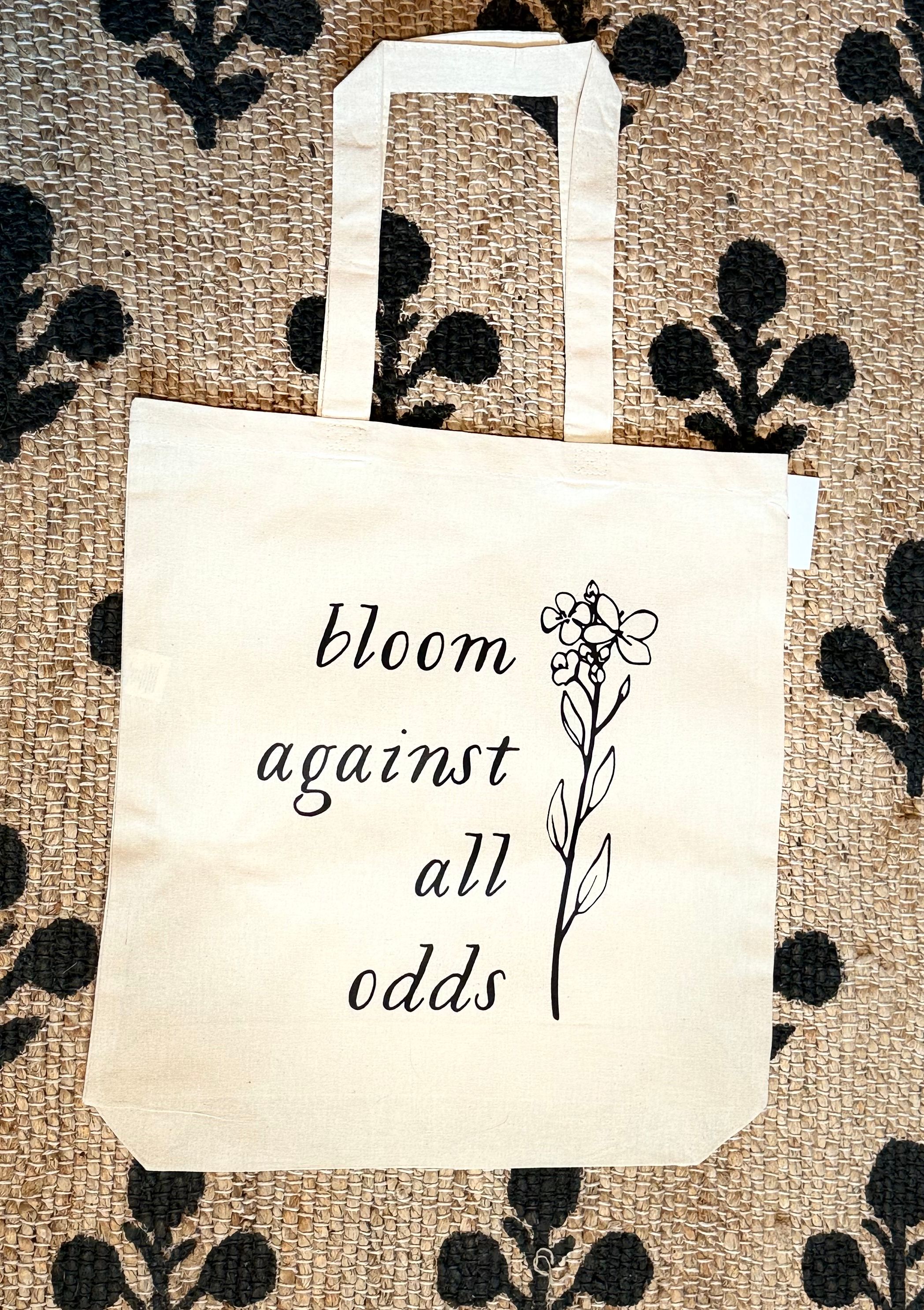 Nature Supply Co. Bloom Against All Odds Tote Bag  - Product image