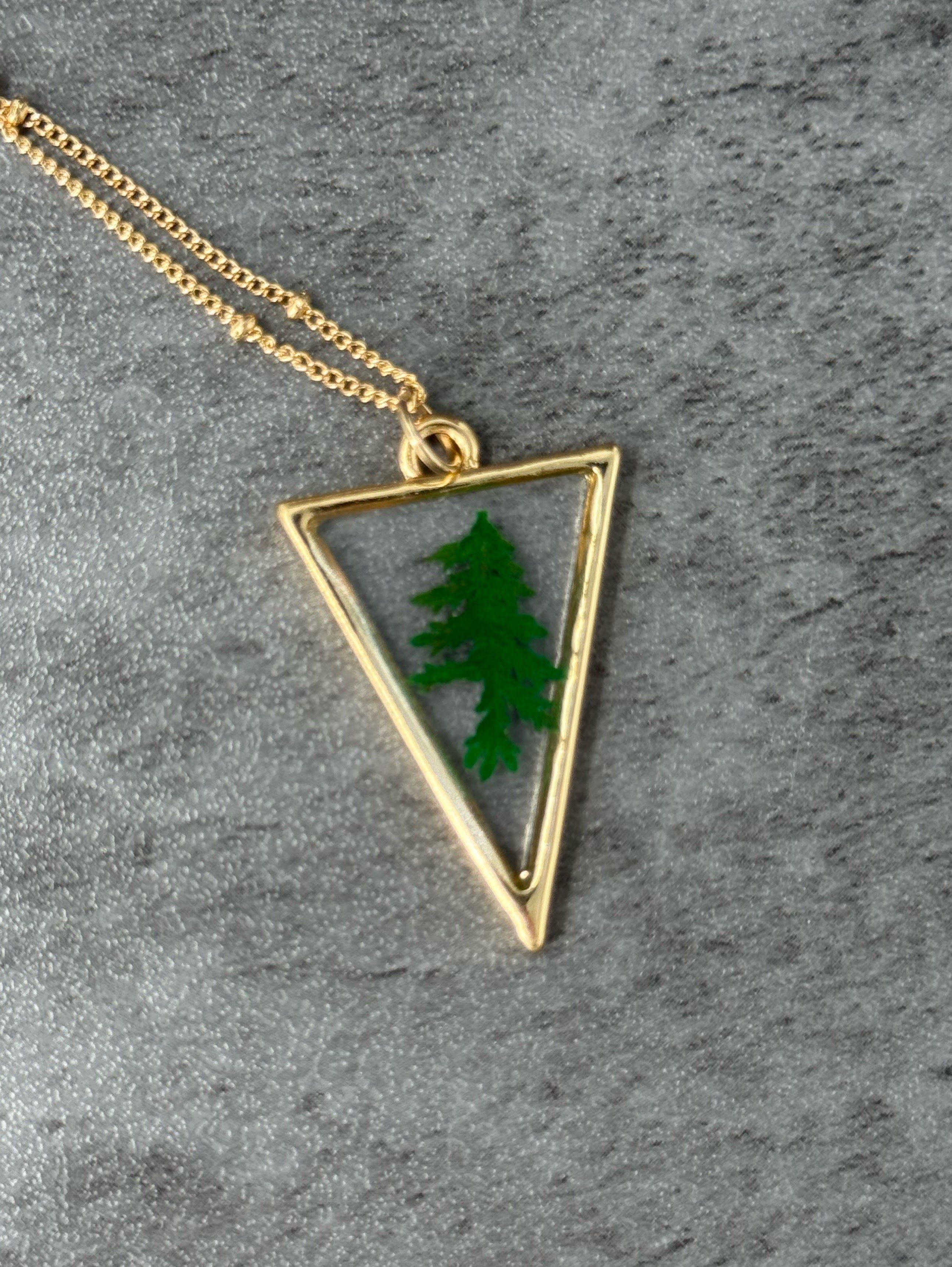 Pressed Greenery Necklace - Product image