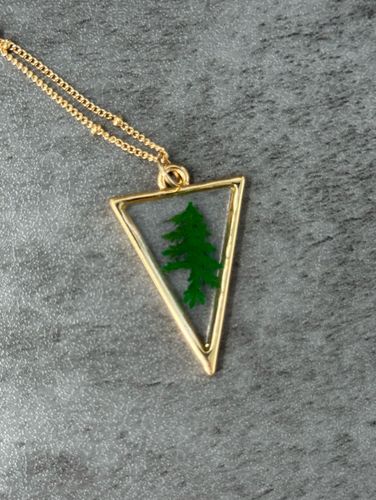 Pressed Greenery Necklace product image
