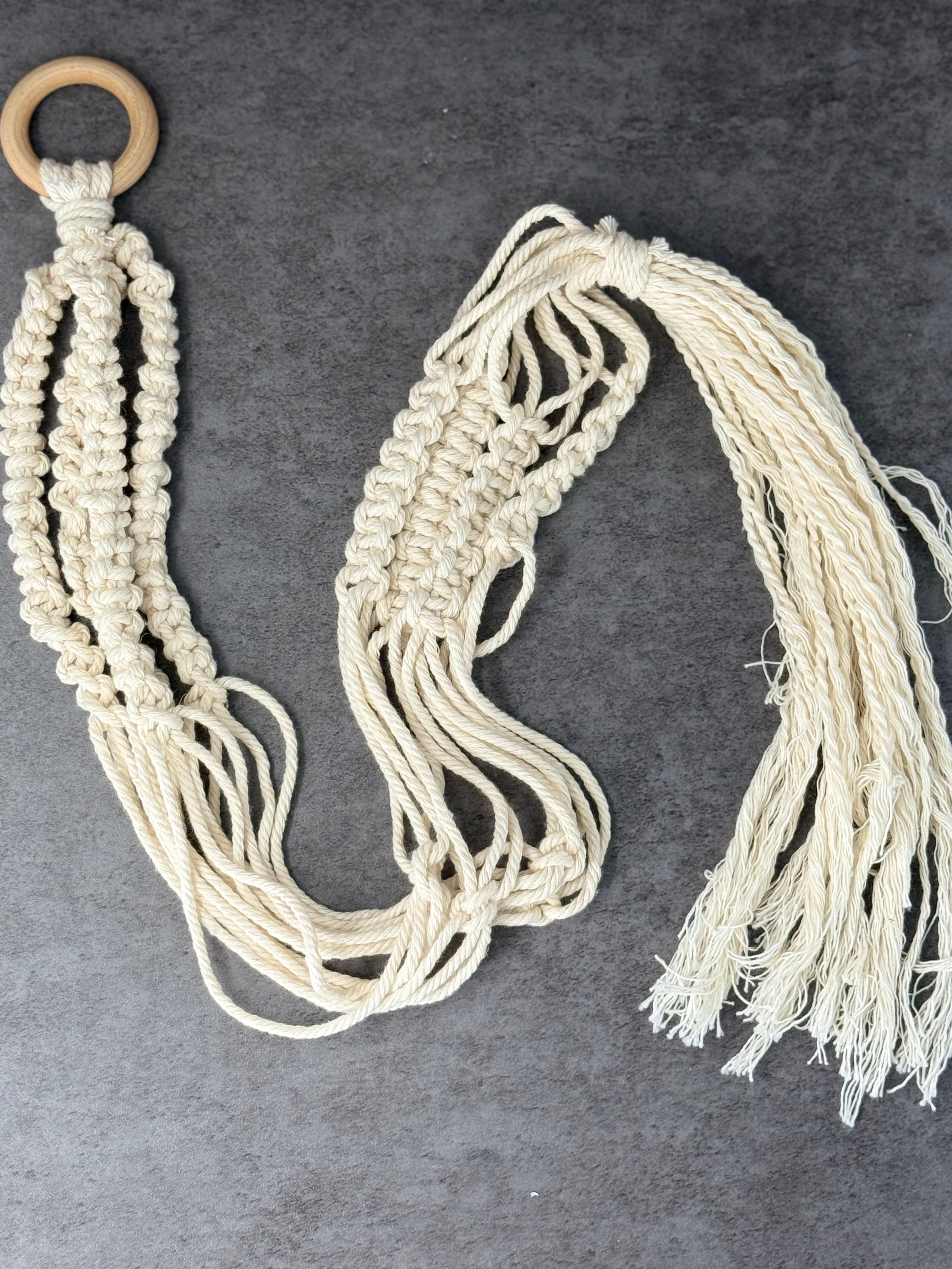 Off White Plant Hanger - Product image