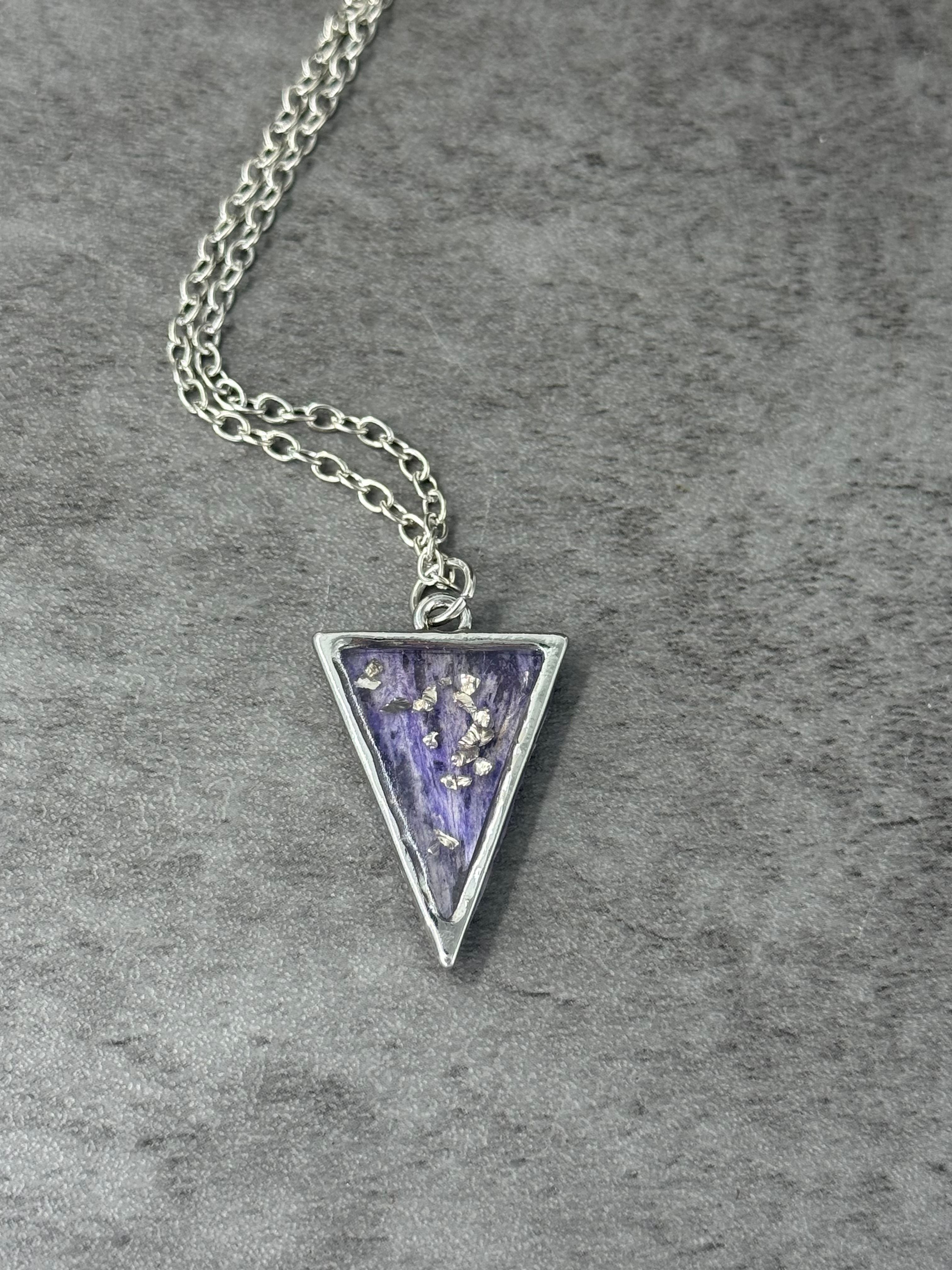 Blue Hibiscus Necklace - Product image