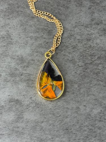 Pressed Pansy Necklace product image