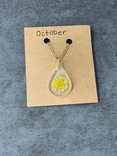 October Birth Flower Necklace product image