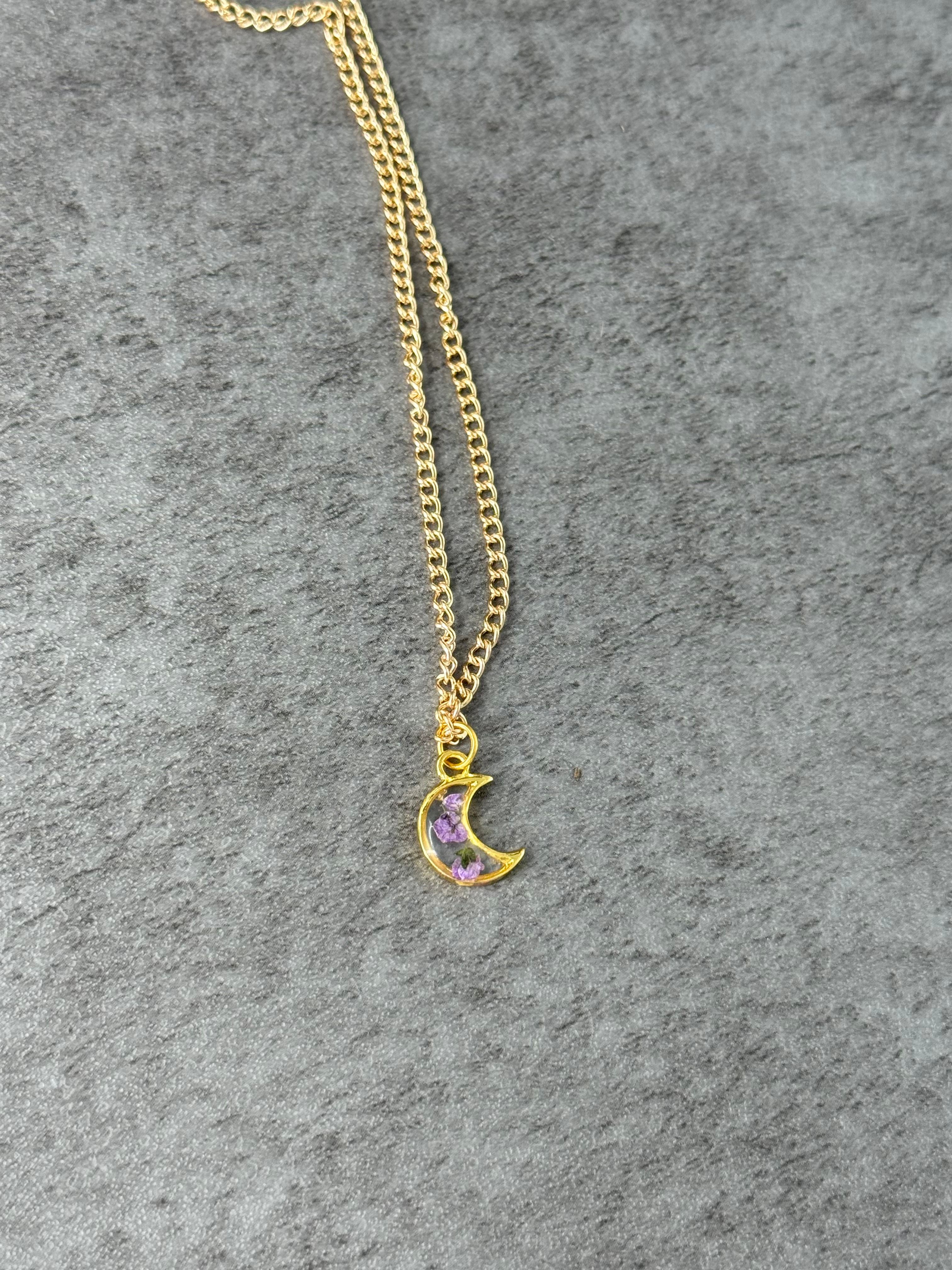 Alyssum Moon Necklace - Product image